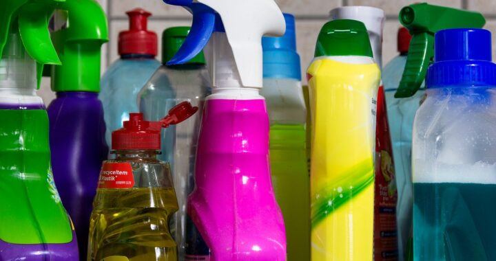 Cleaning sprays and bottles